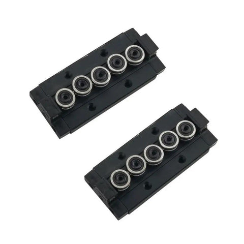 Double Axis Linear Rail Kit With Black Oxide Finish 1400mm SGR20 Rail Plus Two SGB20-5UU Carriages Built For Precision 3D Printer And CNC Machining Projects Heavy Duty Rock Solid Guide System For Smooth Motion. Two SGB20-5UU carriages with black oxide finish
