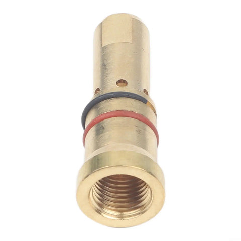 Copper Gas Diffuser Nozzles For MIG Welding Guns 4335 Style, compatible with 1500 4280 7400 series, threaded design close-up