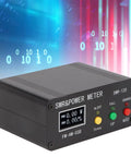 DIY Digital Power Standing Meter With Built In Rechargeable Battery You Can Take Anywhere 1.8MHz To 50MHz Range 120W SSB CW FM AM SWR Meter Portable Black Display
