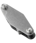 ACME Screw Pitch Gauge 30 Degree Tool with 14 Blades closed view in stainless steel for CNC metalworking inspection