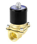 Three Quarters Inch Brass Solenoid Valve With Seals, 12V DC, Normally Closed, fast response, for fuel control and oil systems