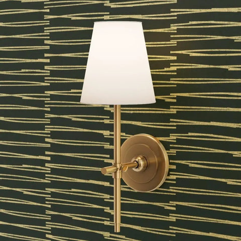 Killer Indigo Geometric Gold Metallic Wallpaper Featuring Slick Fibrous Texture For Top Notch Home Decor And Eco Friendly Vibes That Upgrade Your Space Instantly with stylish wall lamp.