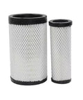 Best Performance A45K Air Filter Direct Replacement For Toyota Parts AF26614 And AF26613, durable ABS construction, black and white finish.
