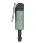 Heavy Duty Shop Workhorse 25000 Rpm Pneumatic Air Die Grinder with quarter inch hex chuck and lever switch side view.