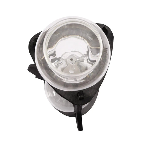 Top view of the Kick Back And Sip Smooth Chills With This Sharp Cold Brew Drip Coffee Maker crafted from borosilicate glass.