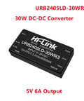 Solid 30 Watt Isolated Power Supply Module Delivering A Steady 5 Volt 6 Amp Feed For EV Chargers And Shop Projects on a black DC-DC converter.