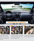 Usb C 4A Hardwire Kit 11.48ft For Dash Cams Converts 12V-24V To 5V With Battery Drain Protection installation steps in car.
