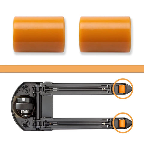 Premium Load Wheel Kit For WP 3000 Electric Pallet Jack Lift, Heavy Duty Replacement Wheels, Abrasion And Corrosion Resistant