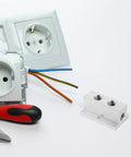 Multi Port Air Distribution Manifold T Type Air Flow Junction Block 2 Port 4 Hole Compact Pneumatic with Bracket