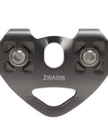 Front view of Zipline Pulley Trolley Rescue System With Dual Speed Pulleys 30kN 6700Lbs Heavy Duty Rigging for climbing.
