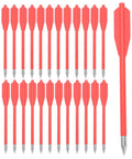 60 Piece Set Crossbow Bolts 6.25 Inch 50-80Lb Aluminum Shafts Razor Sharp Broadhead Tips Reusable Durable Arrows