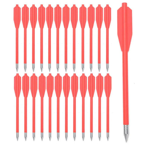 60 Piece Set Crossbow Bolts 6.25 Inch 50-80Lb Aluminum Shafts Razor Sharp Broadhead Tips Reusable Durable Arrows