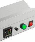 Compact Electric Heat Shrinking Machine For Pvc Bottle Sleeves And Wine Caps control panel with digital temperature display and buttons.