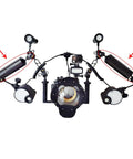 Carbon Fiber Underwater Float Arm With 1 Inch Dual Ball Buoyancy For Your Underwater Camera Tray Rig Video Light And Strobe Scuba Diving