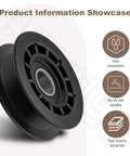 Durable AWD Belt Repair Kit For Husqvarna Mowers And Trimmers, black pulley detail, easy installation, high-quality materials