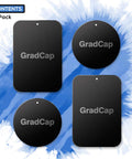Universal Magnetic Phone Mount Metal Plates Kit 4 Pack Ultra Thin Discs with 3M adhesive, two rectangle and two round shapes