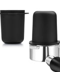 53.3mm Portafilter Dosing Cup In 304 Stainless Steel With Matte Black Nonstick Finish on Breville portafilter