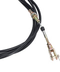 3.5 Meter Quick Release Manual Throttle Cable With Pivot Joint For Excavators And Heavy Equipment on black PU outer shell