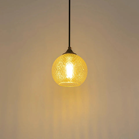 Kiven Instant Light Conversion Kit for 4/5/6inch Hole,Glass Farmhouse Lighting Recessed Can Light Conversion Kit to Pendant with E26 Screw-in Adapter for Kitchen Island Hallway TBB014, gold pendant light.