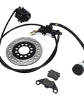 Beefed Up Hydraulic Disc Brake Kit For Dirt Bikes Quads ATVs And Go Karts, Universal 64mm Caliper Mount And 45mm Master Cylinder