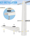 Heavy Duty Wall Mount Bracket For Outdoor Mini Split AC 7000 To 15000 BTU Supports Up To 330 Lbs easy install hardware