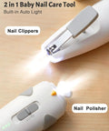 All-In-One Baby Care Kit With 26 Tools Including Electric Nail Trimmer Safe File With Auto Light Portable Nursery set close-up