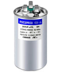 35/5 UF Dual Run AC Capacitor Drop-In Replacement For HVAC Units 370V 440V CBB65 Round Start Capacitor For Fans, Heat Pumps, Condensers 35/5 MFD ±6%, silver cylindrical CBB65B with terminals