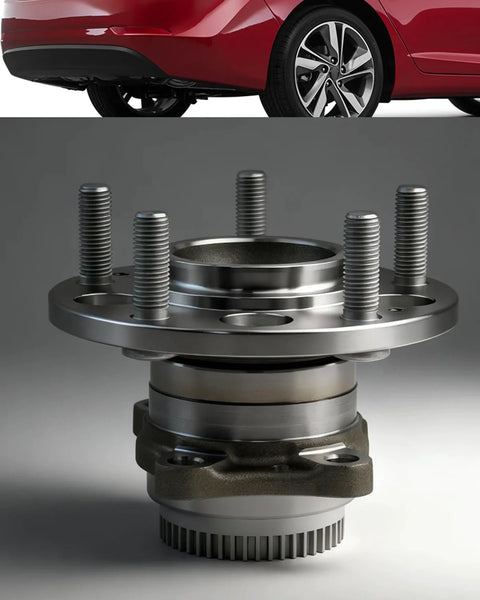 2 Pcs Rear Wheel Bearing And Hub Assembly Replacement For 2011 2016 Elantra 2013 2014 Elantra Coupe 2013 2017 Elantra GT