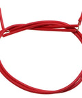 Red wires from Electrical Circuit Experiment Kit For Home And School, DIY Circuit Builder With Small Bulb That Lights Up