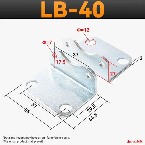 LB-40 Cylinder Mounting Tripod with iron bracket base measurements for SC-40 cylinders, rust resistant and no welding required