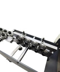 Heavy Duty Steel Wire Straightening And Cutting Machine Automatic Metal Processing Plug And Play 600W 120 Pieces Per Minute 220V close-up of the cutting tools.