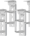 8 Inch Heavy Duty Galvanized Boat Trailer Bunk Brackets Swivel-Top Kit 4 Pack With Hardware Fits 1.5x3 2x3 And 3x3 Boat Trailers