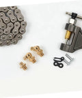 Dope Copper Grease Fitting Kit, 9 Piece Universal Nipple Adapters For Cars And Trailers with various tools on display