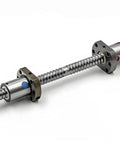 Left And Right Handed Ball Screw SFU2505 1900mm Dual Direction Lead Screw with 2 Ball Nuts, close-up view for CNC systems