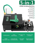 Pro Precision Mini Table Saw And Bench Lathe For Jewelry Making with 1950W motor, 5-in-1 multifunction tool for cutting and polishing.