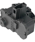 Slick Black Car Servo Motor Straight Up Dependable Bolt On Upgrade For 2013 2017 Fits 7P0810773D 7P0810773F side view showing connections and design.
