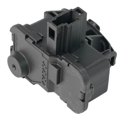 Slick Black Car Servo Motor Straight Up Dependable Bolt On Upgrade For 2013 2017 Fits 7P0810773D 7P0810773F side view showing connections and design.