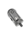 Dial Indicator Roller Contact Point For Depth Gauge, 10mm Diameter Wheel, 4-48 UNF Thread Shank, Inch Dial Indicator Accessory For Pro Grade Precision Measuring Tools, Replacement Point For Moving Workpieces, metal roller