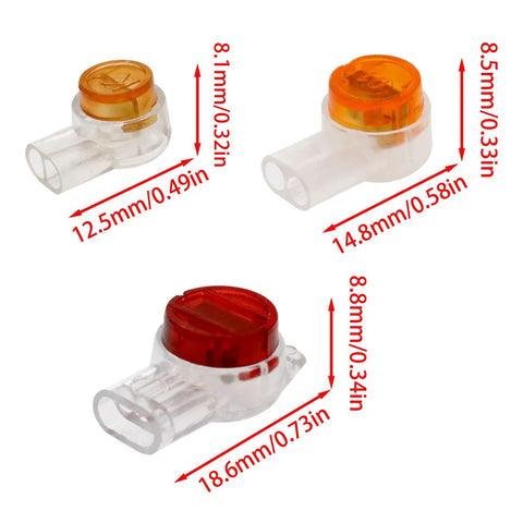 Waterproof Telephone Line Connectors Kit With Gel Filled Butt Splice Ports UY/K1 UY2/K2 UR/K3 for data and phone wiring.