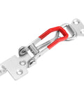 10 Pack Adjustable Toggle Clamps 4002 Pull Latch For Doors Boxes And Jigs, 551 Lb Capacity, Zinc Plated Iron, front view
