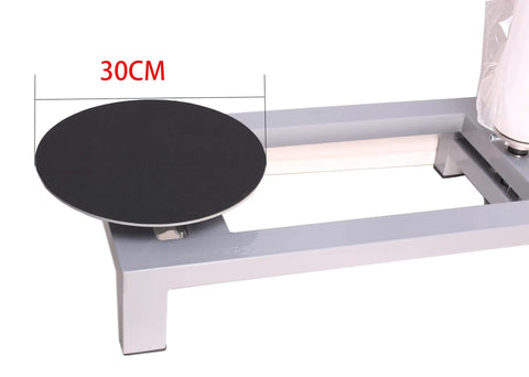 Heavy Duty Manual Table Stretch Film Dispenser For Pallet Wrapping Featuring Adjustable Tension Knob For No Hustle And Quick 12 To 20 Inch Roll Loading 30cm round base