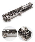 Manual and semi automatic wire straightener for copper and iron wires, stainless steel with hardened wheels, professional tool design.