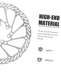 Genuine Hydraulic And Mechanical Disc Brake Kit For Mountain And Road Bikes With Front And Rear Setup Featuring Beast Mode Stopping Power And Thick Multi Foot Pads, close-up of mechanical rear disc brake.