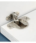 Hidden Cupboard Hinges Kit With Opening Hole Design For Inner Cabinets Wardrobes And Desks Concealed Mount Hardware
