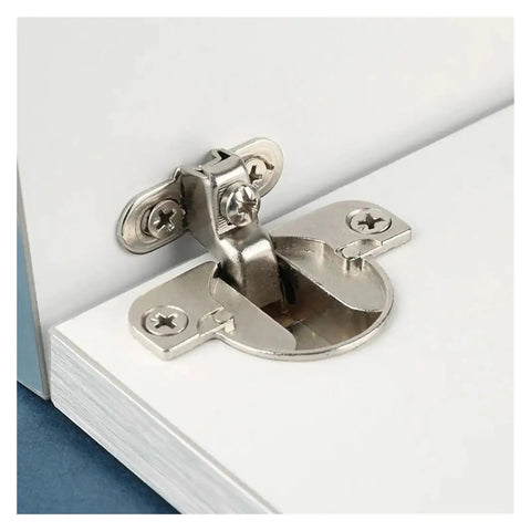 Hidden Cupboard Hinges Kit With Opening Hole Design For Inner Cabinets Wardrobes And Desks Concealed Mount Hardware
