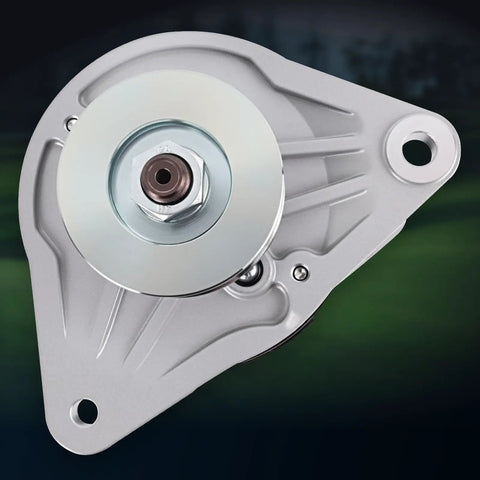 Front view of Starter Generator Replacement For Club Car Golf Carts EZ GO Toro Kawasaki Engines Fits 1996 To 2008 metal component.