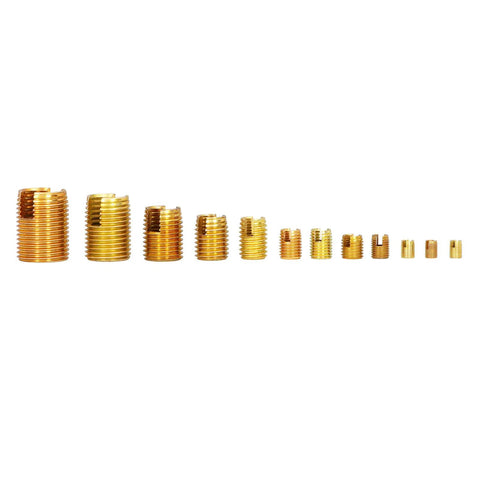 102 Piece Self Tapping Thread Insert Kit For M2 To M14 Thread Repair Pro Grade High Carbon Steel Bolt Thread Repair Tool For Damaged Threads In Plastic Copper And Soft Metals Easy To Use Heavy Duty Fix, assorted inserts