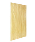 Side view of a Maple Wood Grain Slatwall Panel For Retail Display, Wall Mount Tool Organizer, 24 By 40 Inches, Durable Store Fixture