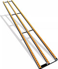 Featherlight skate wheel conveyor with rugged stainless steel rails and ABS plastic tracks, ideal for quick dock delivery.