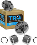 Rear Wheel Bearing And Hub Kit Set For 2002 2010 Ford Explorer 2002 2003 Explorer Sport 2007 2010 Explorer Sport Trac Lincoln Aviator Mercury Mountaineer Two Piece Rear Driver And Passenger Side Bearings For Your Ride front view with box